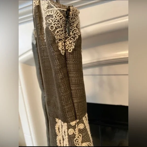 Anthropologie Moulinette Soeurs rainwashed shale dress sz 8 - Picture 7 of 10